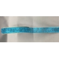 Metallic Ribbon w/Wire Edge Turquoise 5/8" 25y